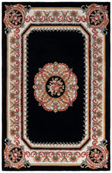 Safavieh Naples 4'-0" x 6'-0" Rug in Black / Ivory