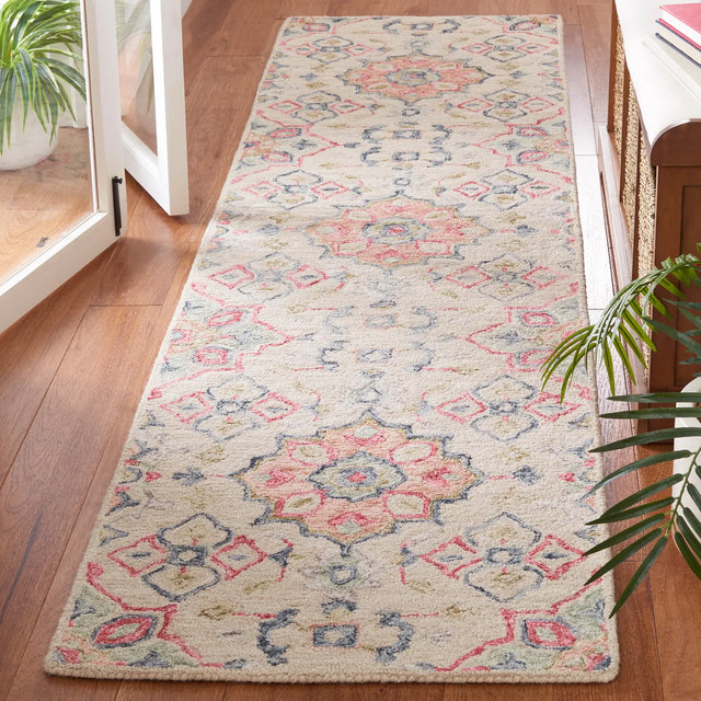 Safavieh Metro 2'-3" x 9'-0" Rug in Beige / Rust