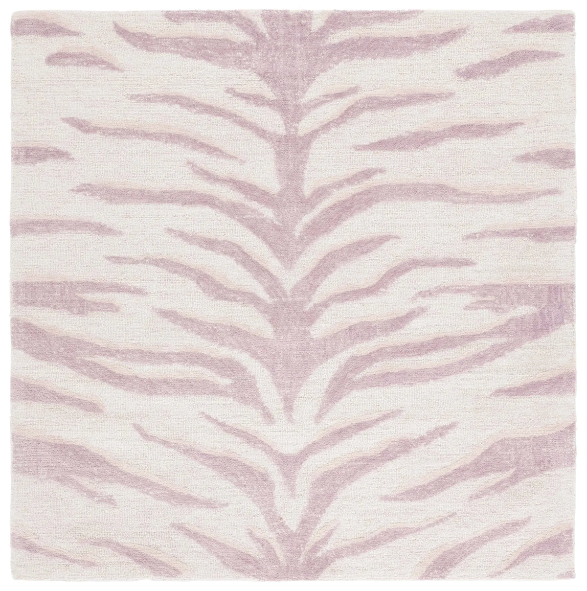 Safavieh Ebony 6'-0" x 6'-0" Rug in Pink / Ivory