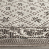 Safavieh Courtyard 2'-3" x 6'-7" Rug in Beige / Dark Beig