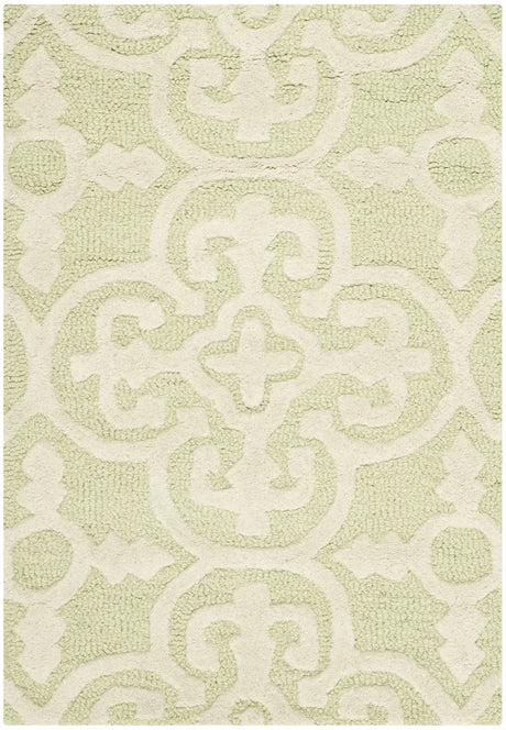 Safavieh Cambridge 2'-0" x 3'-0" Rug in Light Green / Ivory