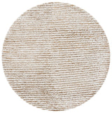 Safavieh Classic Shag 7'-0" x 7'-0" Rug in White / Beige