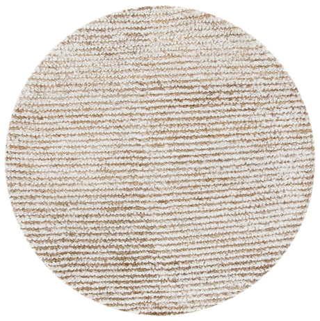 Safavieh Classic Shag 7'-0" x 7'-0" Rug in White / Beige