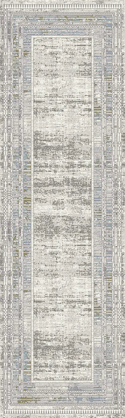 Dynamic Rugs Skyler 6710 Grey/Blue/Green Rug - Runner