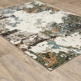 Oriental Weavers Sphinx Evolution 0981A Ivory/ Multi Rugs - angle detail