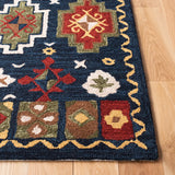 Safavieh Heritage 4'-0" x 6'-0" Rug in Navy / Red