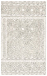 Safavieh Micro-Loop 4'-0" x 6'-0" Rug in Silver / Ivory