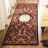 Safavieh Classic 2'-3" x 10'-0" Rug in Red / Black