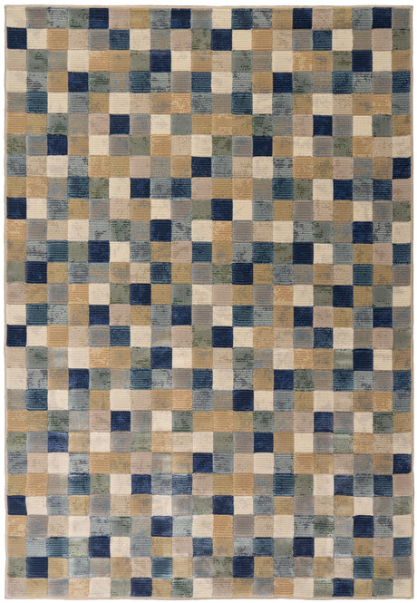 Dynamic Rugs Eclipse 63339 Multi Blue Rugs - Rectangular