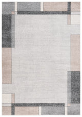 Safavieh Phoenix 500 4'-5" x 6'-5" Rug in Light Grey / Beige Charcoal