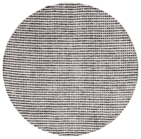 Safavieh Abstract 6'-0" x 6'-0" Rug in Black / Ivory