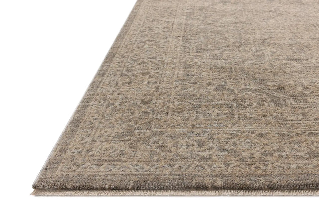 Loloi Newman NEW-01 Slate / Natural Rug - rug corner