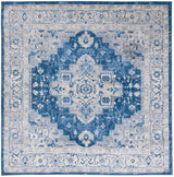 Safavieh Brentwood 6'-7" x 6'-7" Rug in Navy / Grey