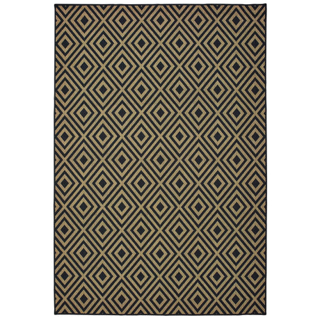 Oriental Weavers Sphinx Marina 2335K Black / Tan Rugs - main flat