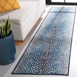 Safavieh Journey 2'-2" x 9'-0" Rug in Navy / Beige