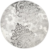 Safavieh Adirondack 5'-0" x 5'-0" Rug in Silver / Ivory