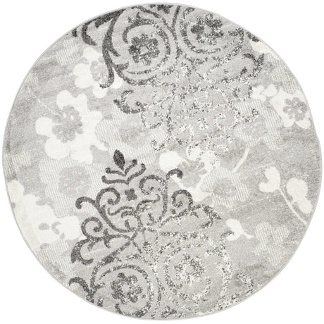 Safavieh Adirondack 5'-0" x 5'-0" Rug in Silver / Ivory