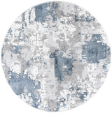 Safavieh Century 300 6'-7" x 6'-7" Rug in Grey / Blue