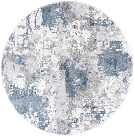 Safavieh Century 300 6'-7" x 6'-7" Rug in Grey / Blue