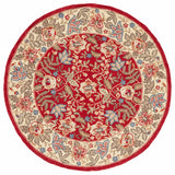 Safavieh Chelsea 5'-6" x 5'-6" Rug in Red / Ivory