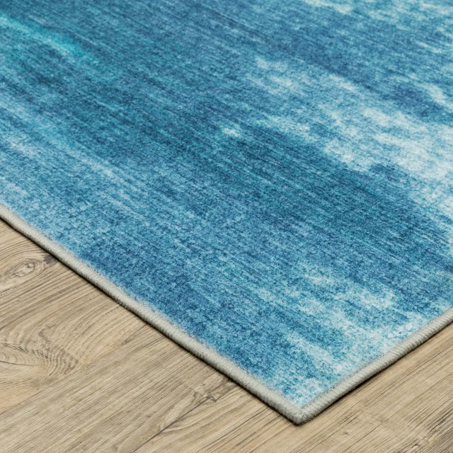 Oriental Weavers Sphinx Sumter SUM10 Blue Rugs - corner detail