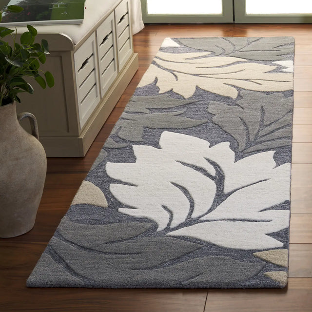 Safavieh Jardin 2'-3" x 8'-0" Rug in Grey / Beige
