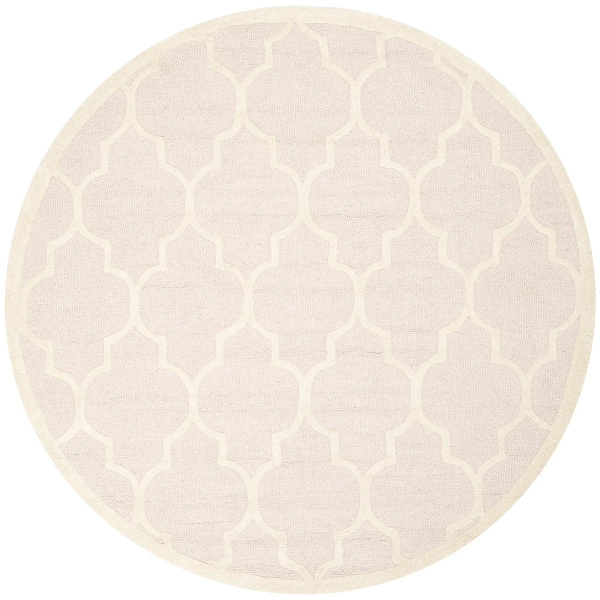 Safavieh Cambridge 6'-0" x 6'-0" Rug in Light Pink / Ivory
