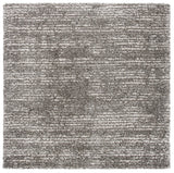 Safavieh Hudson Shag 7'-0" x 7'-0" Rug in Grey / Ivory