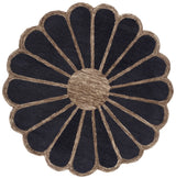Safavieh Novelty 6'-0" x 6'-0" Rug in Black / Brown