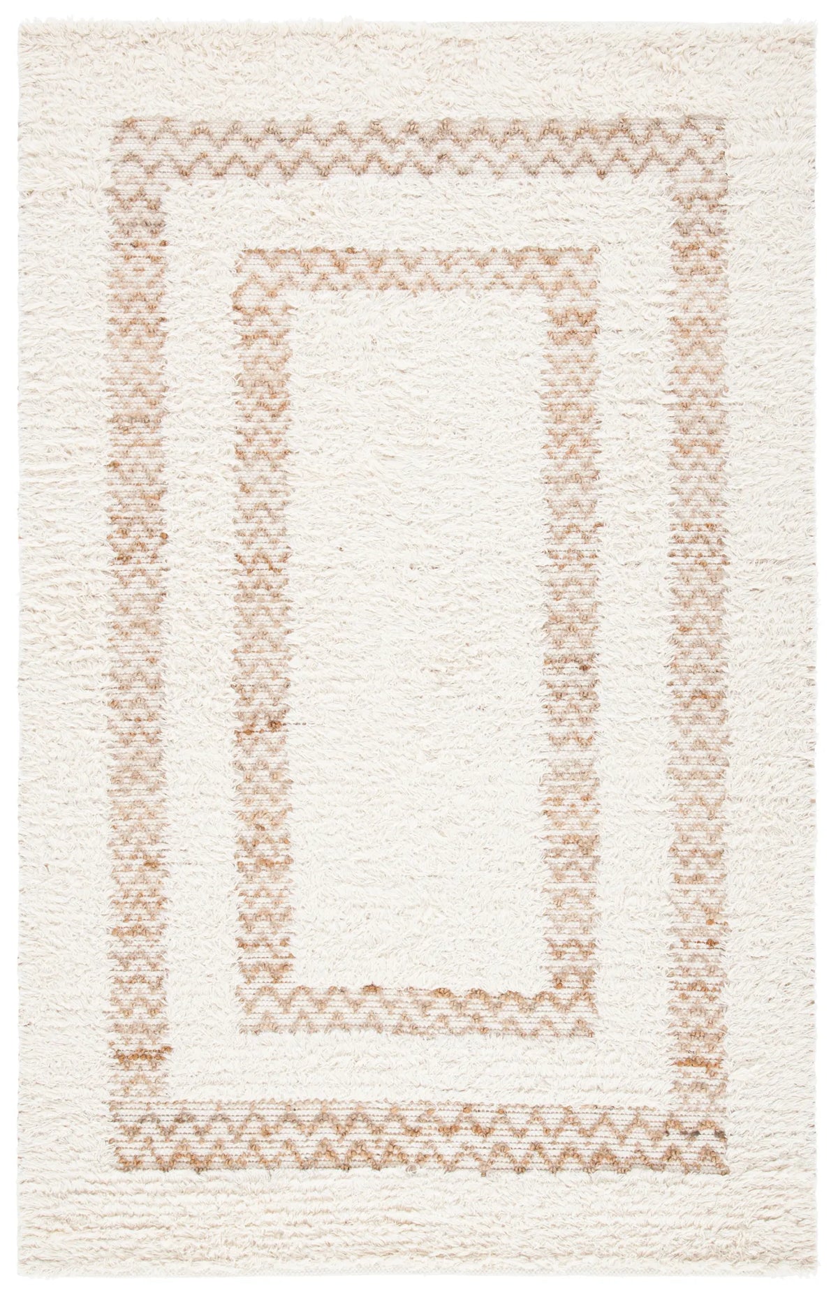 Safavieh Natura 4'-0" x 6'-0" Rug in Ivory / Natural
