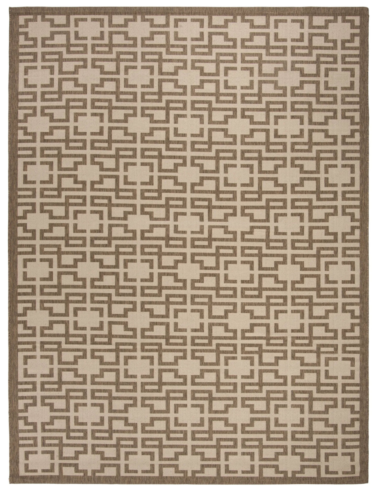 Safavieh Martha Stewart 6'-7" x 9'-6" Rug in Beige / Brown