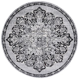 Safavieh Brentwood 6'-7" x 6'-7" Rug in Grey / Black