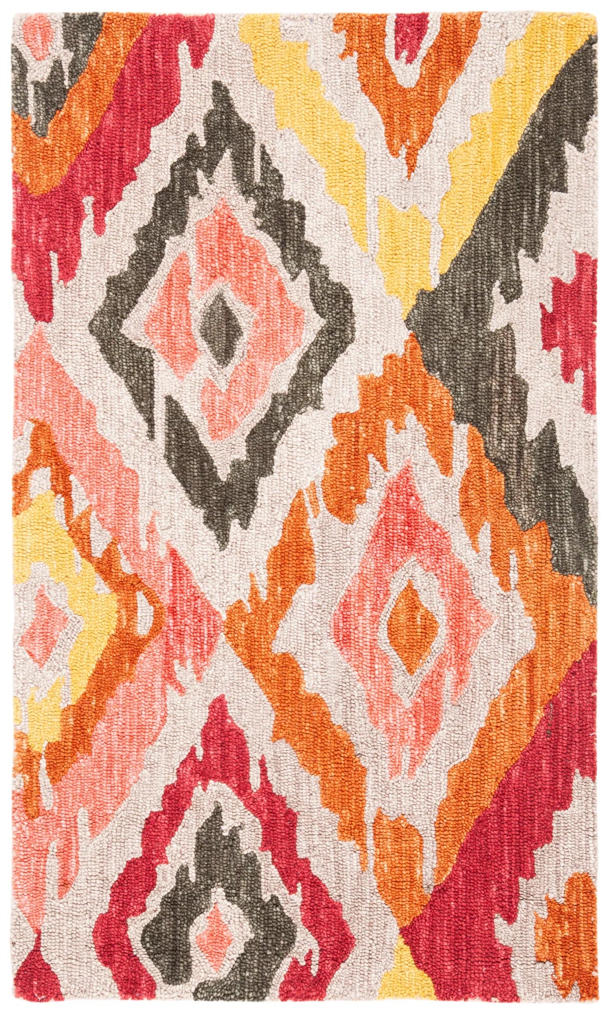 Safavieh Ikat 3'-0" x 5'-0" Rug in Beige / Pink