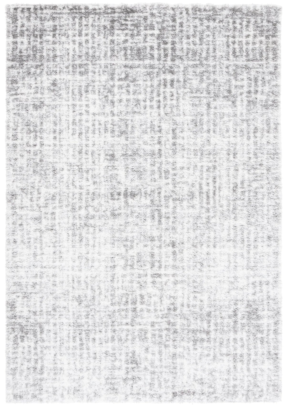Safavieh Tahoe Shag 4'-0" x 6'-0" Rug in Ivory / Grey