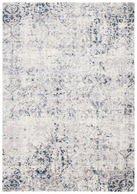 Safavieh Carnegie 4'-0" x 6'-0" Rug in Ivory / Navy