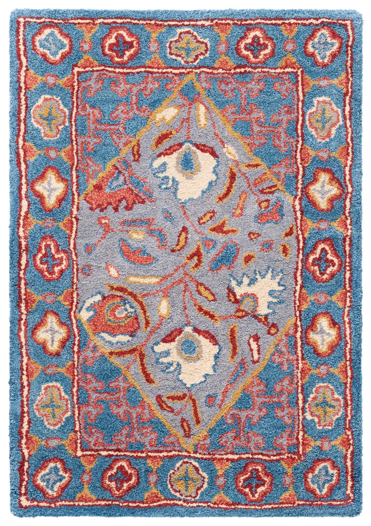 Safavieh Antiquity 2'-0" x 3'-0" Rug in Blue / Red
