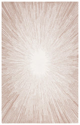 Safavieh Abstract 4'-0" x 6'-0" Rug in Ivory / Dark Beig
