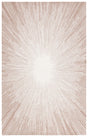 Safavieh Abstract 4'-0" x 6'-0" Rug in Ivory / Dark Beig