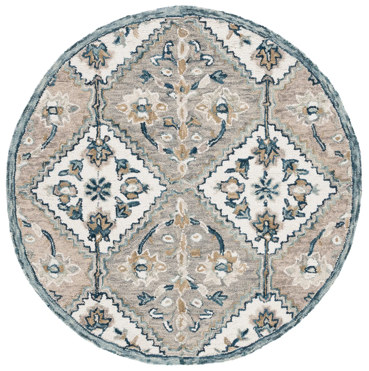 Safavieh Aspen 5'-0" x 5'-0" Rug in Grey / Ivory