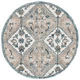 Safavieh Aspen 5'-0" x 5'-0" Rug in Grey / Ivory