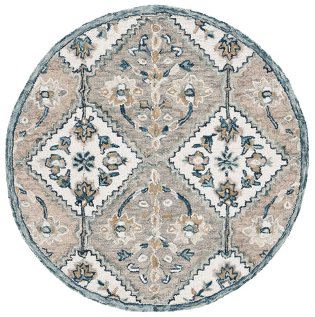 Safavieh Aspen 5'-0" x 5'-0" Rug in Grey / Ivory