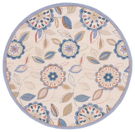 Safavieh Chelsea 5'-6" x 5'-6" Rug in Ivory / Blue