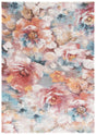 Safavieh Calista 4'-5" x 6'-5" Rug in Rust / Ivory