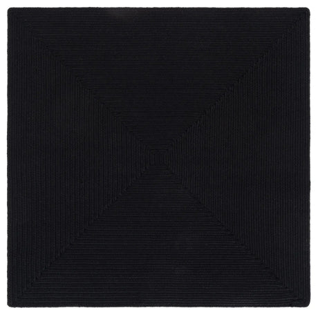 Safavieh Braided 4'-0" x 4'-0" Rug in Black