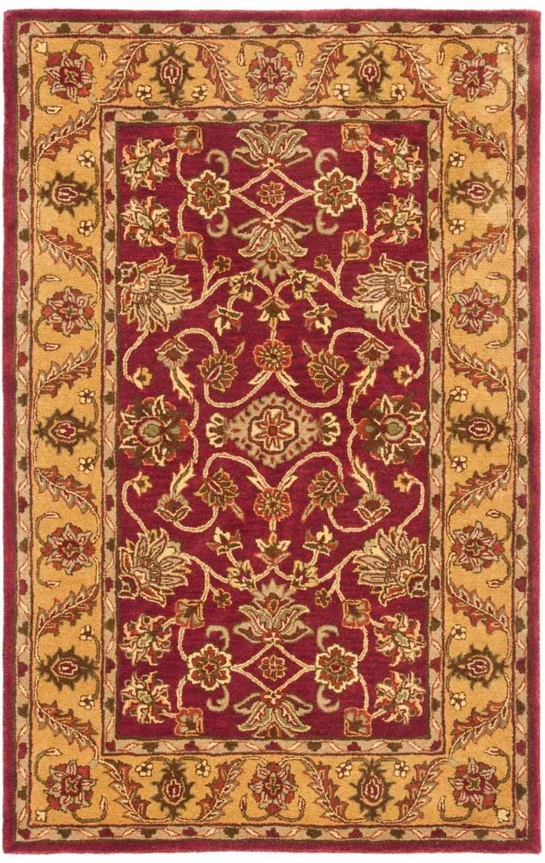 Safavieh Golden Jaipur Gj250C Burgundy / Gold Rugs