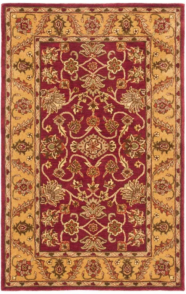 Safavieh Golden Jaipur Gj250C Burgundy / Gold Rugs