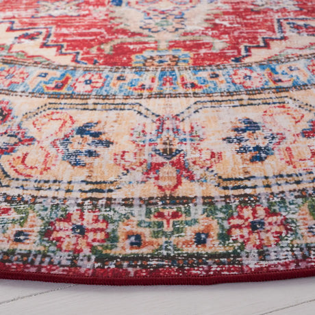 Safavieh Tucson 6'-0" x 6'-0" Rug in Rust / Beige