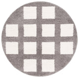 Safavieh Norway 6'-7" x 6'-7" Rug in Grey / Ivory