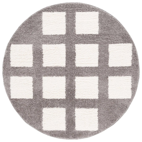 Safavieh Norway 6'-7" x 6'-7" Rug in Grey / Ivory