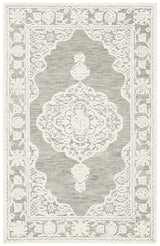 Safavieh Micro-Loop 4'-0" x 6'-0" Rug in Grey / Ivory
